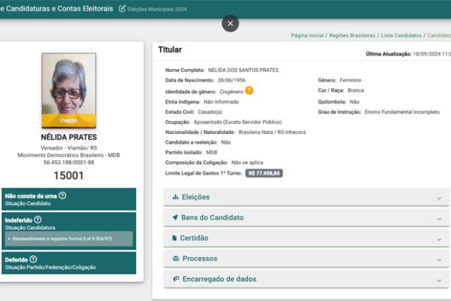 Juiz mantém sentença que condena MDB à perda dos votos e mandato de vereador eleito em Viamão