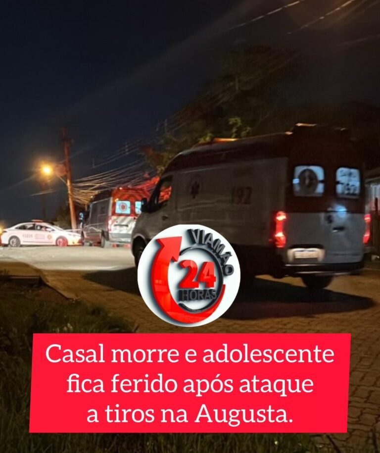 Casal morre e adolescente fica ferido após ataque a tiros em Viamão