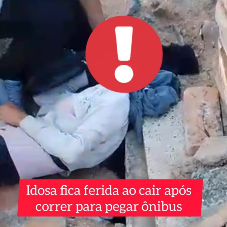 Idosa fica ferida ao correr para pegar ônibus no bairro Santa Isabel